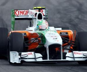 пазл Витантонио Лиуцци - Force India - 2010 Hockenheim